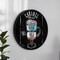 Flash Furniture Canterbury 24 Round Wall Mounted Magnetic Chalkboard w/Eraser and Chalk in Black Pine Wood Frame HGWA-CHKCIRCLE24-BLK-GG - alternate 6